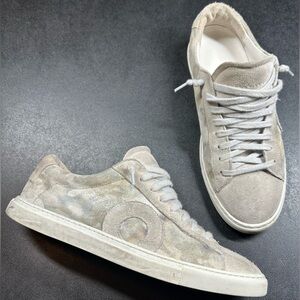 Oliver Cabell Women’s Size 9 Low 1 Camouflage-Patterned Suede Material Sneakers